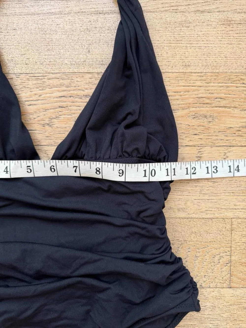 Melissa Odabash Black Swimsuit with Teal Label